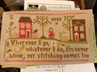 Little House Needleworks Traveling Stitcher Chart PLUS finished stitched pieces! — photo 2
