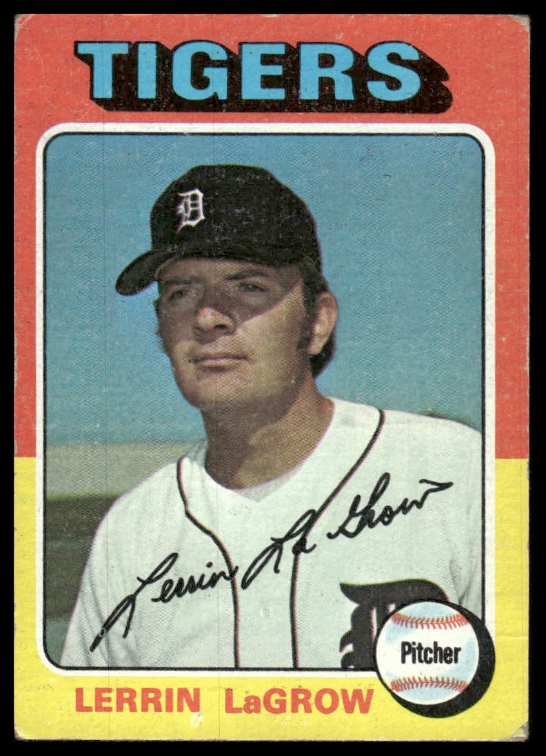 Lerrin LaGrow 1975 Topps #116 Detroit Tigers