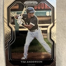 Panini Prizm 2021 Tim Anderson Chicago White Sox card # 71 Base Set