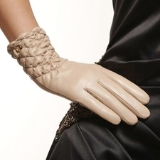 Ladies Woman Genuine Nappa Leather Gloves Many Color On Sale EL005NC