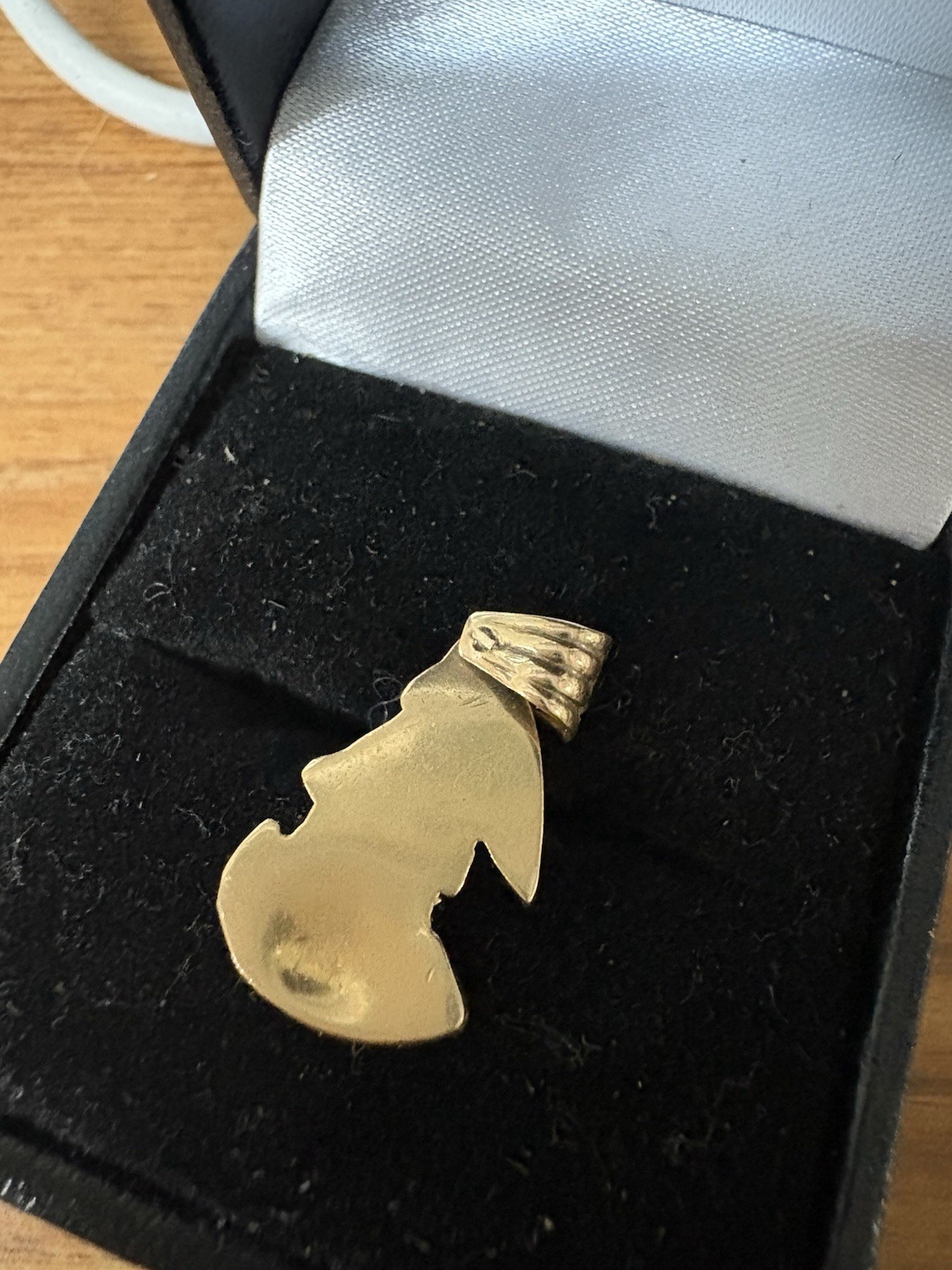 SOLID 18K YELLOW GOLD SAINT MICHAEL ARCHANGEL Pen… - image 4