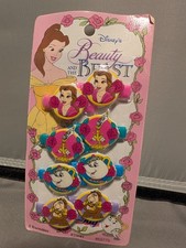 New Old Stock Vintage 1992 Goody Beauty & The Beast Girls Hair Barrettes Clips