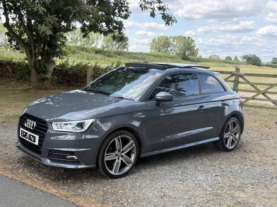 Audi A1 S line panoramic black edition automatic 12 month mot Nando grey - Image 3 of 4