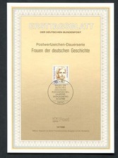 Germany - BRD : Scott # 1476 First Day Sheetlet (ETB) from 1988 Michel # 10/1988