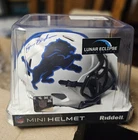 Barry Sanders Signed Detroit Lions Riddell Lunar Eclipse Mini Helmet (SSM)