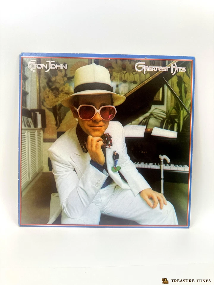 Elton John - Greatest Hits Vinyl LP [1974] MCA 2128 - Image 2 of 4