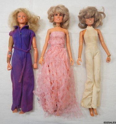 Vintage Dolls - Kenner Bionic Woman, Mego Farrah Fawcett Dolls