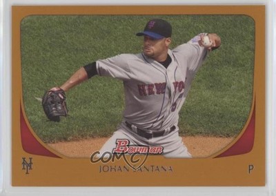 2011 Bowman Orange 94/250 Johan Santana #36 c7w