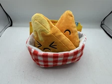 NWT BARK BOX IN QUESO EMERGENCY SMALL DOG 9-20 LBS NACHO CHIPS PLUSH SQUEAK