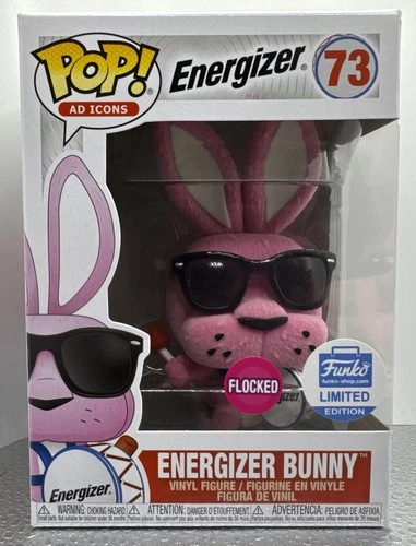 Funko Pop Energizer Bunny #73 Flocked Exclusive Energizer Batteries AD Icons