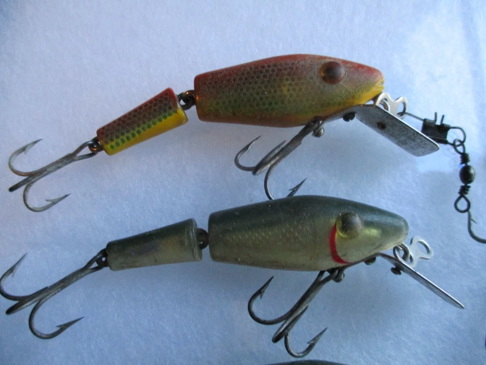 (8) Jointed L&S MirrOLure 00M Size Crankbait Fishing Lures Lot of 6. pictured - Image 2 of 4