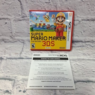 Super Mario Maker (Nintendo 3DS) Original Case Only
