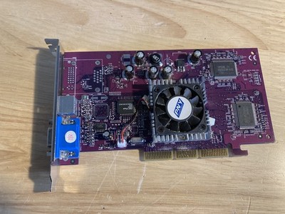 PNY GF4MX440AGP 64MB 8X AGP Video Card  VCG4MX44APB TVOUT TV-OUT VCG4MX44APB
