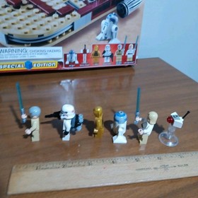 LEGO Star Wars 8092 Luke's Landspeeder 2010 Near Complete Set Stormtrooper Box