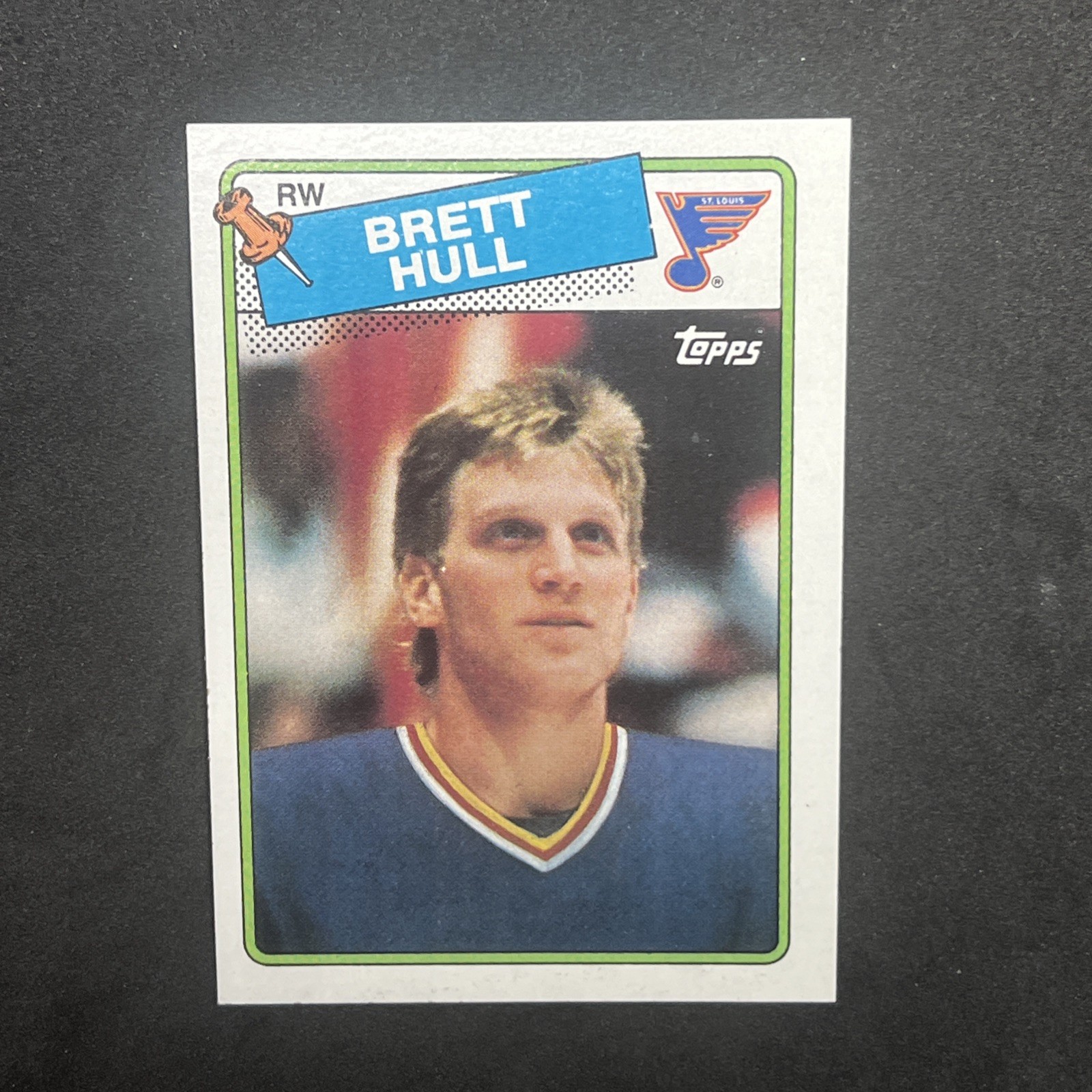 1988 Brett Hull Topps Rookie Card #66 - HOF