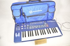 Novation ULTRANOVA Synthesizer Vocoder Blue Keyboard Tested W Soft Case Mic