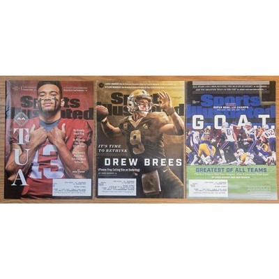 Sports Illustrated Lot Of 3 Magazines 2018 2019