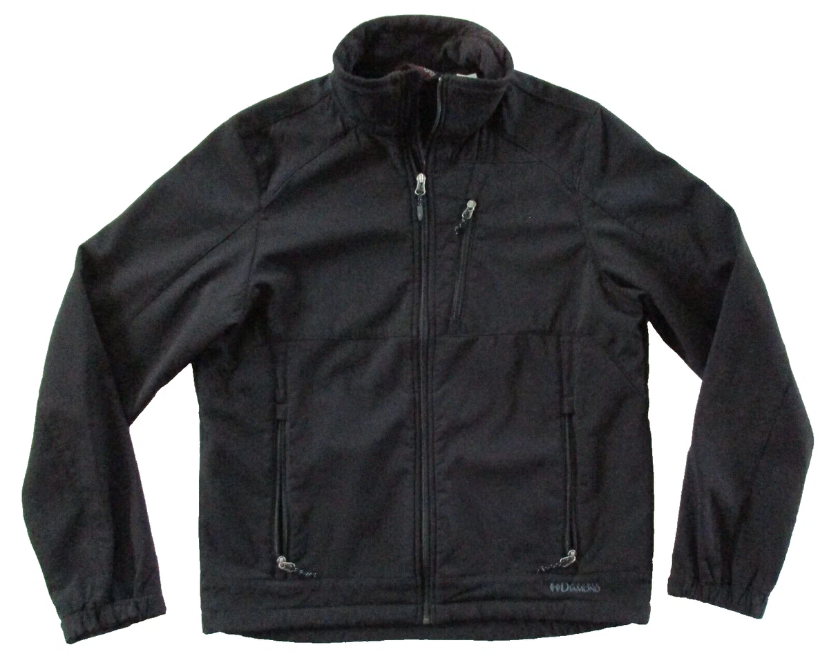 Black Diamond Polyester Outer Shell Jackets for Men for Sale 