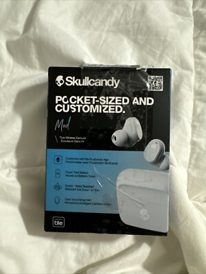Skullcandy Earbuds Wireless-Pocket Sized and Customized