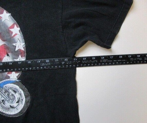 Vintage Patriotic Shirt Adult Extra Large Motorcycle Bald Eagle Biker Y2K Mens - Picture 7 of 8