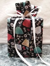 Sewing Items thimble thread, Handmade square tissue box cover cotton fabric