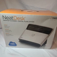 Neat Desk Pass-Through Scanner White Home Office Edition