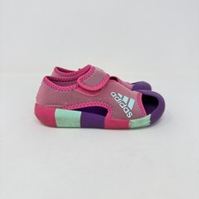Adidas AltaVenture Pink Purple Mint D97198 Sandals Kid's Size 8.5 K