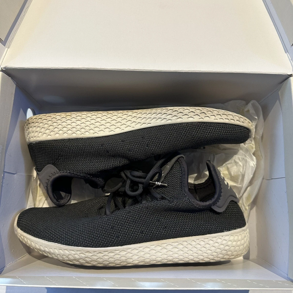 adidas Originals x Pharrell Williams Tennis HU Sneakers In Gray CQ2162