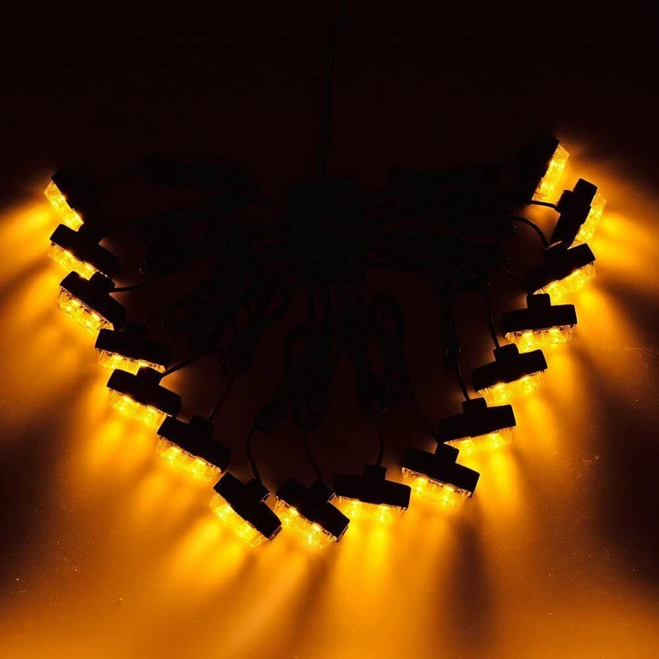 32 LED Strobo Emergenza Lampeggiante Avvertimento Lampada 12V Fuoristrada Auto - Immagine 4 di 4