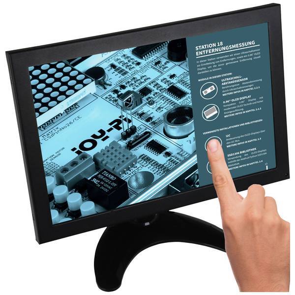 Joy-it RB-LCD10-2   Monitor touch screen ERP: A (A - G) 25.4 cm (10 pollici) 128
