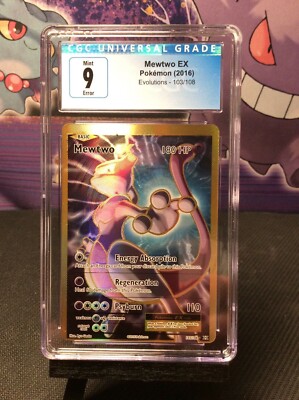 Pokemon Mewtwo EX Evolutions 103/108 OC error CGC 9 PSA | eBay