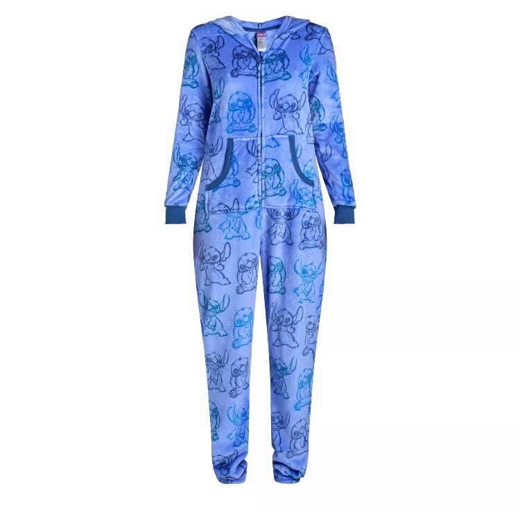 Disney’s Stitch Womens Pajamas Union Suit One Piece Sz XL  NWT
