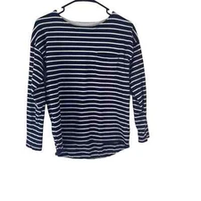 Joules Women's Size XS Nautical Striped Blue White Long Sleeve Top