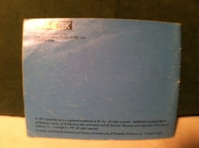 NES Manual "American Gladiators"