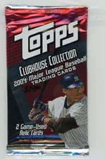 2004 Topps Baseball Clubhouse Collection Sealed Pack