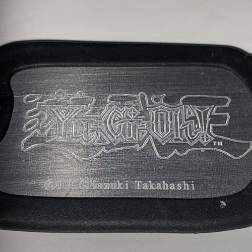 1996 YUGIOH Dog Tags Silver Color With Black Silencer 1996 Kazuki 