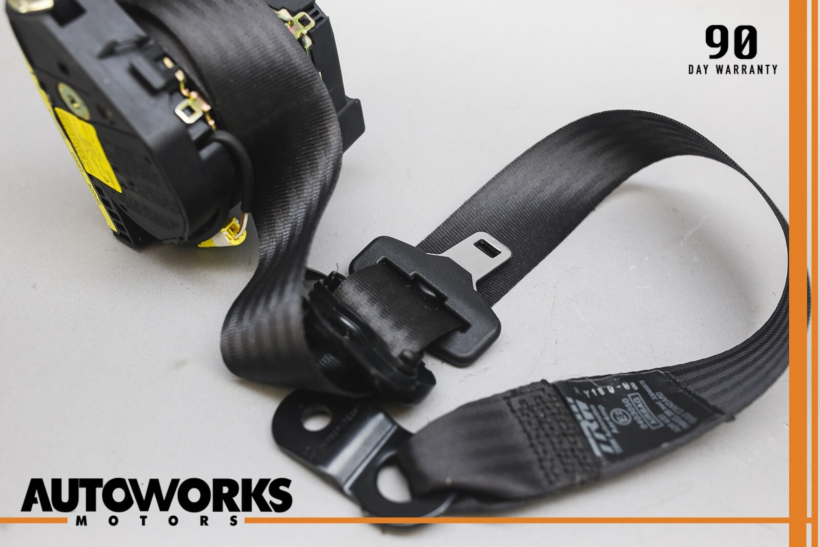 03-08 Maserati Quattroporte M139 Front Right Passenger Side Seatbelt Black OEM