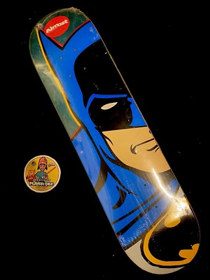 SUPER RARE Willow Batman Almost DC Comics Skateboard Deck Matte Red Marvel