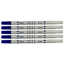 5 x Tintenl&ouml;scher Tintenkiller L&ouml;schstift mit Rundspitze &uuml;berschreibt k&ouml;nigsblau