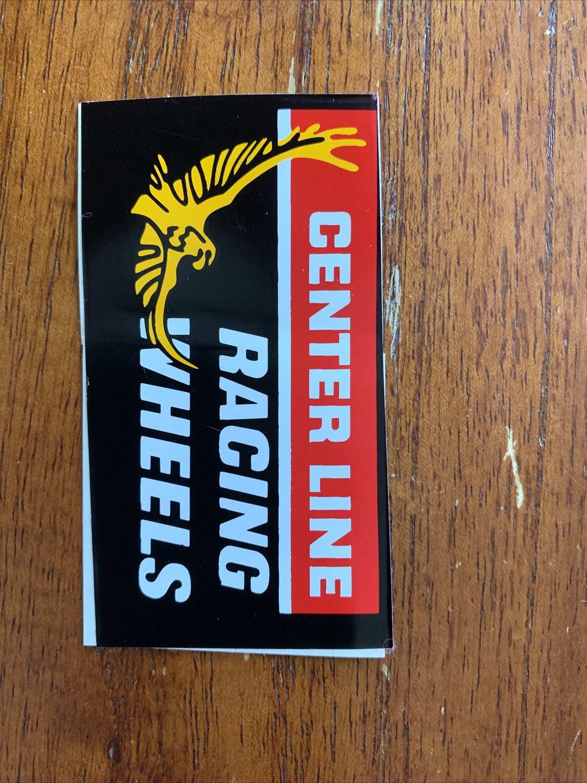 1968 VINTAGE ORIGINAL CENTER LINE RACING WHEELS DECAL STICKER NHRA ...