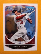 2013 Bowman Chrome OSCAR MERCADO 1st Rookie Card RC #BDPP36 . rookie card picture