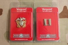 USN US NAVY O-3 LT RANK OFFICER GARRISON CAP BADGE & DEVICE REDUCED SIZE MINI