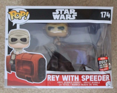 Funko Star Wars Rey With Speeder 2017 Galactic Convention