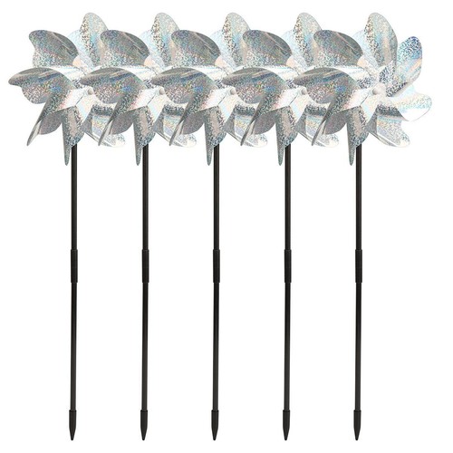 5X Bird Repeller Windmill Pinwheel Wind Spinner Kids Toy Lawn Garden Party Decor - Picture 2 of 12