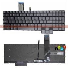 New for Lenovo Legion 5 15ARP8 15APH9 15IRX9 Gray Keyboard US White Backlit