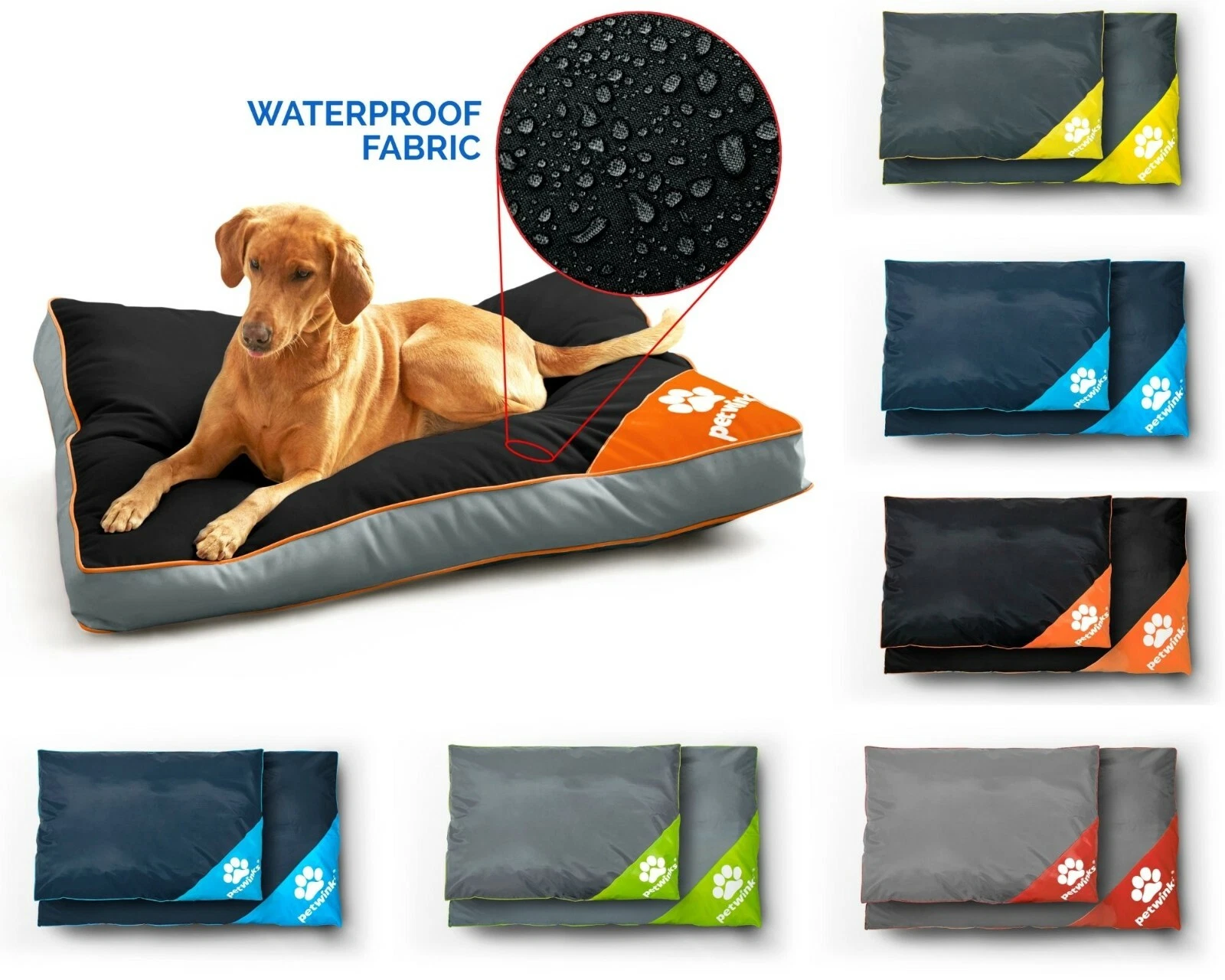 Extra Large Multi Purpose Cat Dog Animal Waterproof Floor Cushion Pet Bed