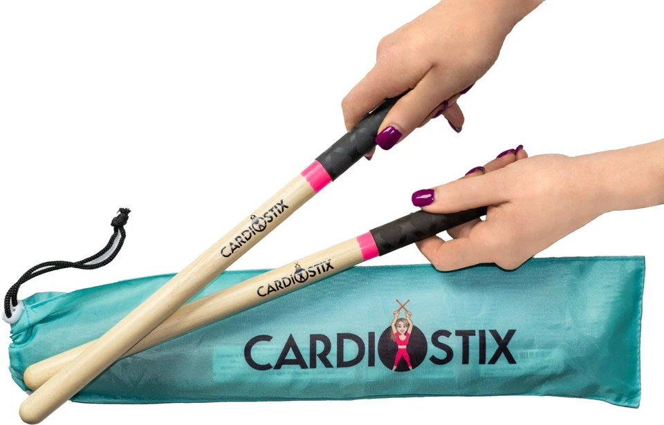 CARDIOSTIX PALOS DE FITNESS AGARRE EXTRA PONDERADO CON BOLSA Foto 2 de 4