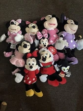 Disney Mickey and Minnie Mouse Plushes Disney Lot Of 10 { Variety Of Brands }