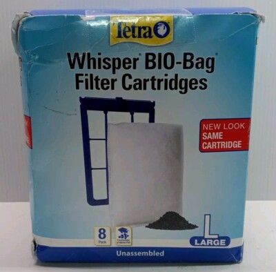 Tetra Whisper Bio-Bag Disposable Filter Cartridges 8 Count, Large