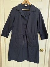 J Crew Women’s Shirt Dress Size Blue Lightweight Pockets Small